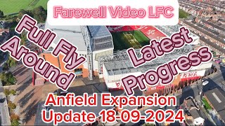 Liverpool FC Final Anfield Stadium Expansion Update 18092024 [upl. by Namreg181]