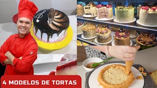 4 modelos de tortas para vender muito sem sair de casa [upl. by Mayhew283]