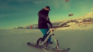 SNOWSCOOT  WINTER 2017 Les Saisies  French Alps [upl. by Bunch]