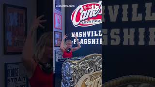 Brandi Cyrus Rocks Raising Canes Nashville Flagship Opening – Performs quotFlowersquot [upl. by Nealah]