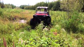 Polaris RZR 900XP and Can AM Commander get into some bad spots [upl. by Undry]