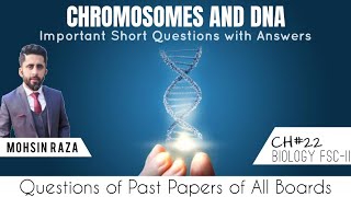 Chromosomes and DNA Short Questions Biology with Mohsin FSc Part2dna chromosome fsc medical [upl. by Ylelhsa439]