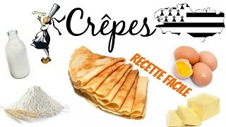 CRÊPES RECETTE FACILE N°11 [upl. by Amliv]