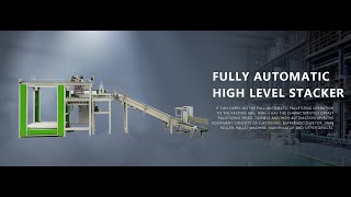 High level palletizer for bag [upl. by Lazaruk]