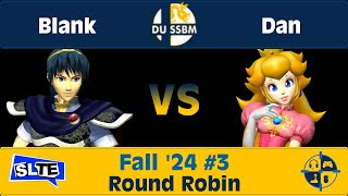 Drexel Melee Fall 24 3 Blank Marth Vs Dan Peach  RR1 [upl. by Gnex]