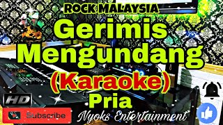 GERIMIS MENGUNDANG  Slam Karaoke Malaysia Nada Pria  FDO [upl. by Elam]