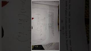 A double convex lens with each face having same radius of curvature R 12 physicsphysics13 [upl. by Ahseel]