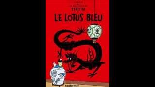 Tintin  Blå lotus Ljudbok [upl. by Gerrald]