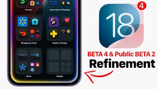 iOS 18 Beta 4  it’s a Refinements Update [upl. by Tita]