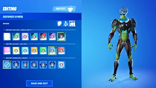 All Kymera CUSTOMIZATIONS Styles Showcase  Fortnite Chapter 2 Season 7 [upl. by Scopp]