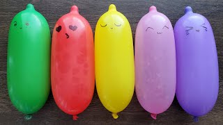 Making Slime with Funny Balloons  Satisfying Slime ASMR tacoslime [upl. by German]