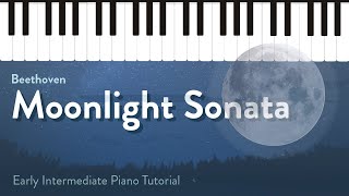 How to Play Moonlight Sonata by Beethoven  Sheet Music amp Piano Tutorial  Hoffman Academy [upl. by Leivad]