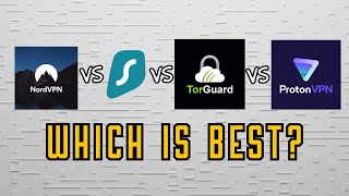 ProtonVPN vs TorGuard vs Surfshark vs NordVPN  Which is the best VPN in 2024 [upl. by Imoian]