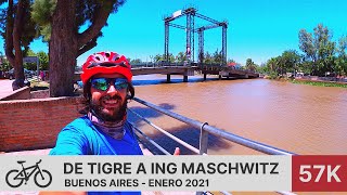 De Tigre a Ing Maschwitz por Villa La Ñata 57k en Bicicleta [upl. by Denby]