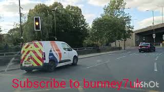 driving from hanger lane to greenford in London in the UK [upl. by Earehs]