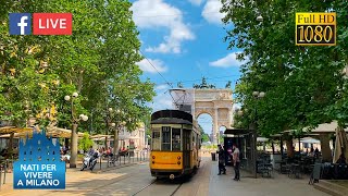 Un saluto in diretta da Corso Sempione Arco della Pace Milano [upl. by Calvin]