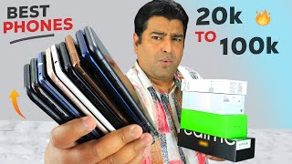 Best Paisa Wasool Phones 20k To 100k 🔥 Box Packed amp Kit Phones  My Top Choices 🔥 [upl. by Saber]