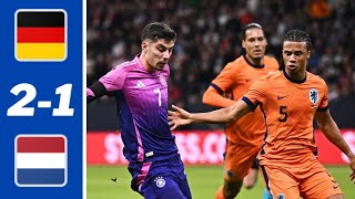 Germany vs Netherlands 21  All Goals amp Extended Highlights  International Friendlies 2024 [upl. by Elledoj]