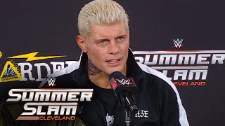 Cody Rhodes comments on Roman Reigns’ return SummerSlam 2024 Press Conference highlights [upl. by Paik]