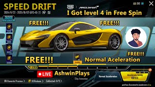 😳OMG i got Mclaren car spin Level4 for FREE🔥PUBG MOBILE x BGMI 35 UPDATE emulator [upl. by Layod111]