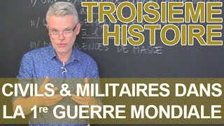 Civils amp militaires dans la Première Guerre mondiale  Histoiregéo  3e  Les Bons Profs [upl. by Hsaniva]