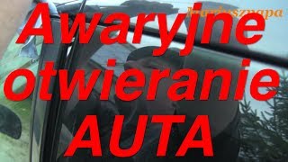 Jak otworzyć auto bez kluczyków  How to open a car without key [upl. by Munson]