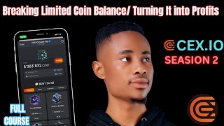 Breaking Limited Coin Balance And Turning it to Profits On CEXIO [upl. by Donovan829]