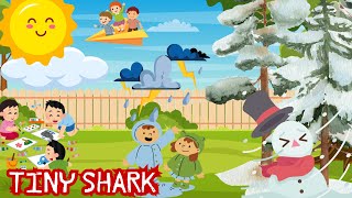 🌦 ABC Weather Song for Kids  Fun Learning Weather amp Alphabet 🌤 [upl. by Gothar]