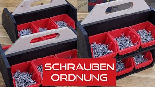 Mobile Schrauben Box und das Stapelbar Einfach selber bauen [upl. by Eyks119]