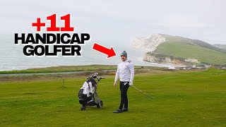 What does a 11 Handicap shoot in 40 MPH winds Freshwater Bay LINKS GOLF [upl. by Cima]