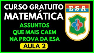 ESA  CURSO GRATUITO  ASSUNTOS QUE MAIS CAEM  CONDUTA MILITAR  AULA 2 [upl. by Pauli]