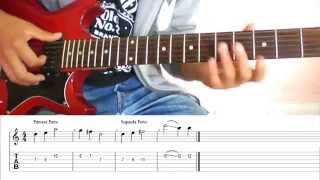 Como Tocar Levemente Reik Arreglos  Solo Guitarra Electrica 22 HD [upl. by Lemar]