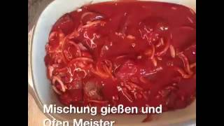 Saftiges Gulasch meets Ofenmeister von Pampered Chef [upl. by Garlaand415]