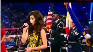 PacquiaoBradley Intro Jessica Sanchez [upl. by Hasila]