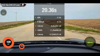 Kia EV6 GTLine AWD vs Tesla Model 3 LR AWD 060 mph and 14 mile [upl. by Uase]