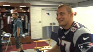 Rob Gronkowski Dunkin Donuts Commercial Outtakes [upl. by Maurilia]