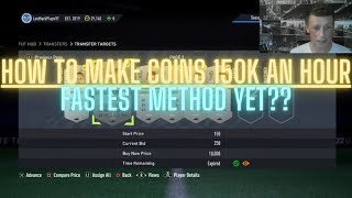 HOW TO MAKE COINS 150K AN HOUR  FIFA 22 [upl. by Flyn]