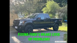 How to Fix the Locking Brake Problem on Ford F150 [upl. by Nahshun629]