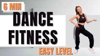 6 MIN CARDIO DANCE FITNESS WORKOUT l Full Body l Easy l Fun [upl. by Tut60]