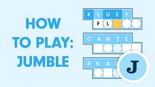 How to Play Jumble [upl. by Htiffirg]