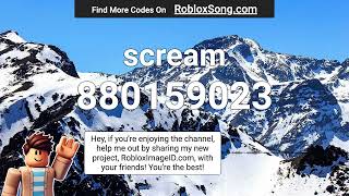 scream Roblox ID [upl. by Lebasy]