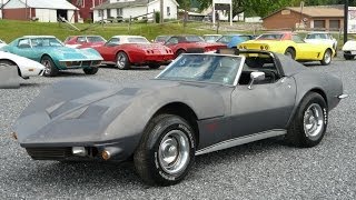 1972 Mako Shark Corvette T Top Real Red 4spd [upl. by Hplar]