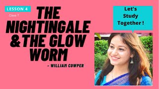 The Nightingale amp the glow worm  William Cowper Quick Detailed explanation [upl. by Ahtelra565]