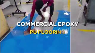 Commercial Epoxy Pu Flooring Manufacturers Chennai Salem  Hosur Krishnagiri Bangalore Mysore [upl. by Ailima353]