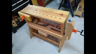 Pros amp Cons Small woodworking workbench [upl. by Dori]