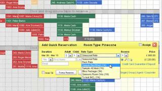 Hotelogix Hotel Reservation System Tutorial  Quick Group Reservations [upl. by Kerekes611]