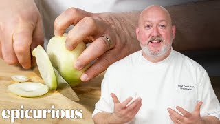 The Best Ways Cut Onions And The Worst  Epicurious 101 [upl. by Gurolinick]