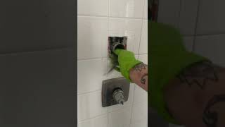 How Our Technician Removed A Shower Delta Cartridge  Time Lapse [upl. by Hook921]