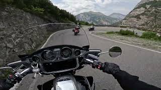 From Umbrail pass in to Italy BMW R18 Transcontinental 🇮🇹🏍💥 bmwmotorrad bmwr18transcontinental [upl. by Arodal]