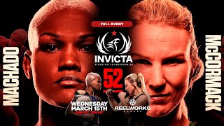 Watch the Full Event Replay of an Historic Invicta FC 52 Card [upl. by Pack]